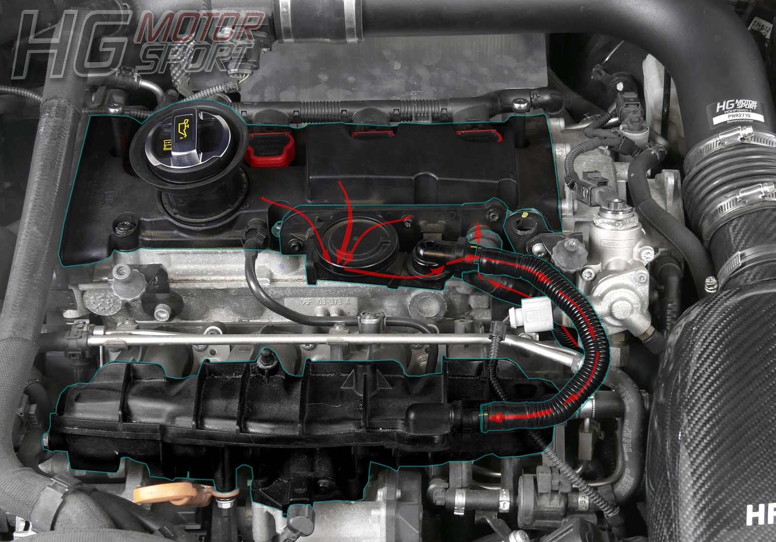 HF-Series PCV Fix für VAG 2.0 TFSI E4/E5 Modelle